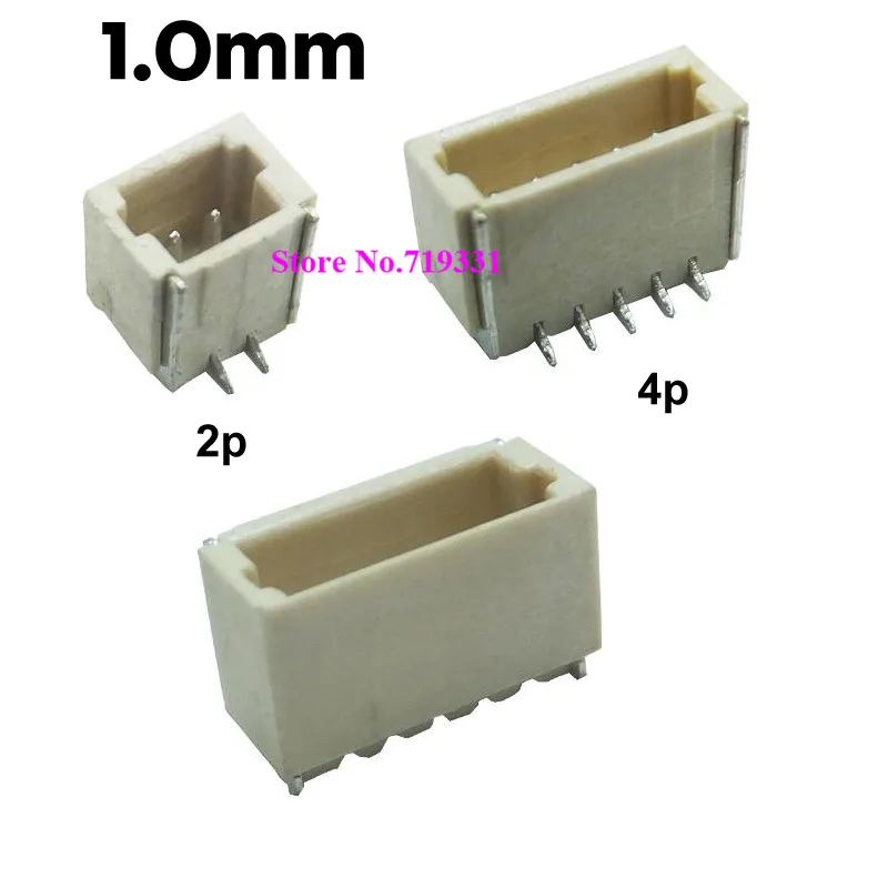 100 шт. SH 1,0 мм вертикальный и горизонтальный разъем SMD разъем 1,0 мм штекер SH Шаг контактный разъем 2p 3p 4p 6p 7Pin 14p