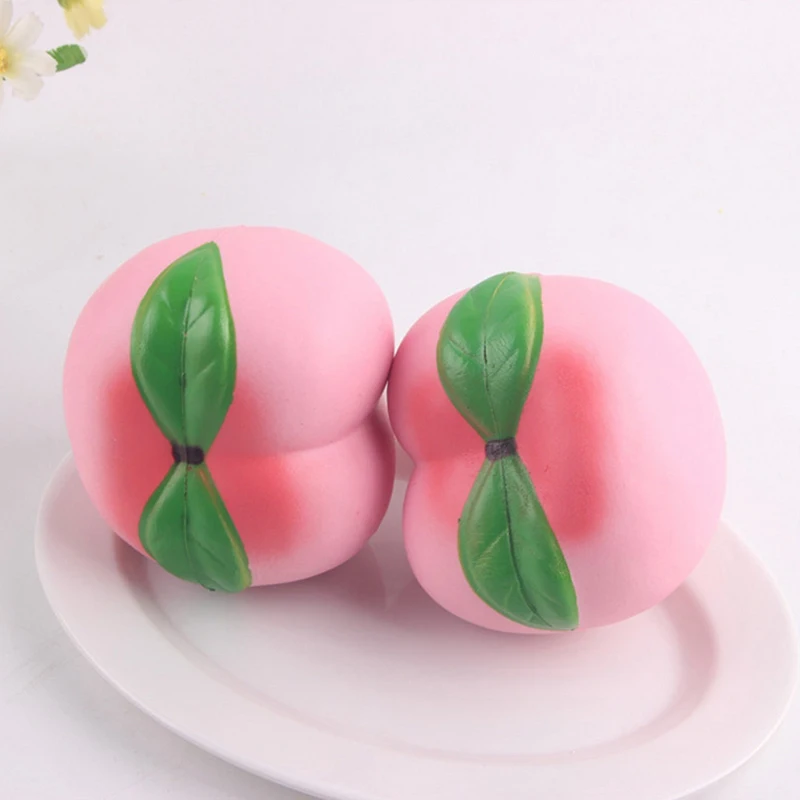 Minocool 10 см Emulational ароматный и мягкий большой персик медленный отскок squeeze Toy моделирование Еда модели kid Кухня игрушка