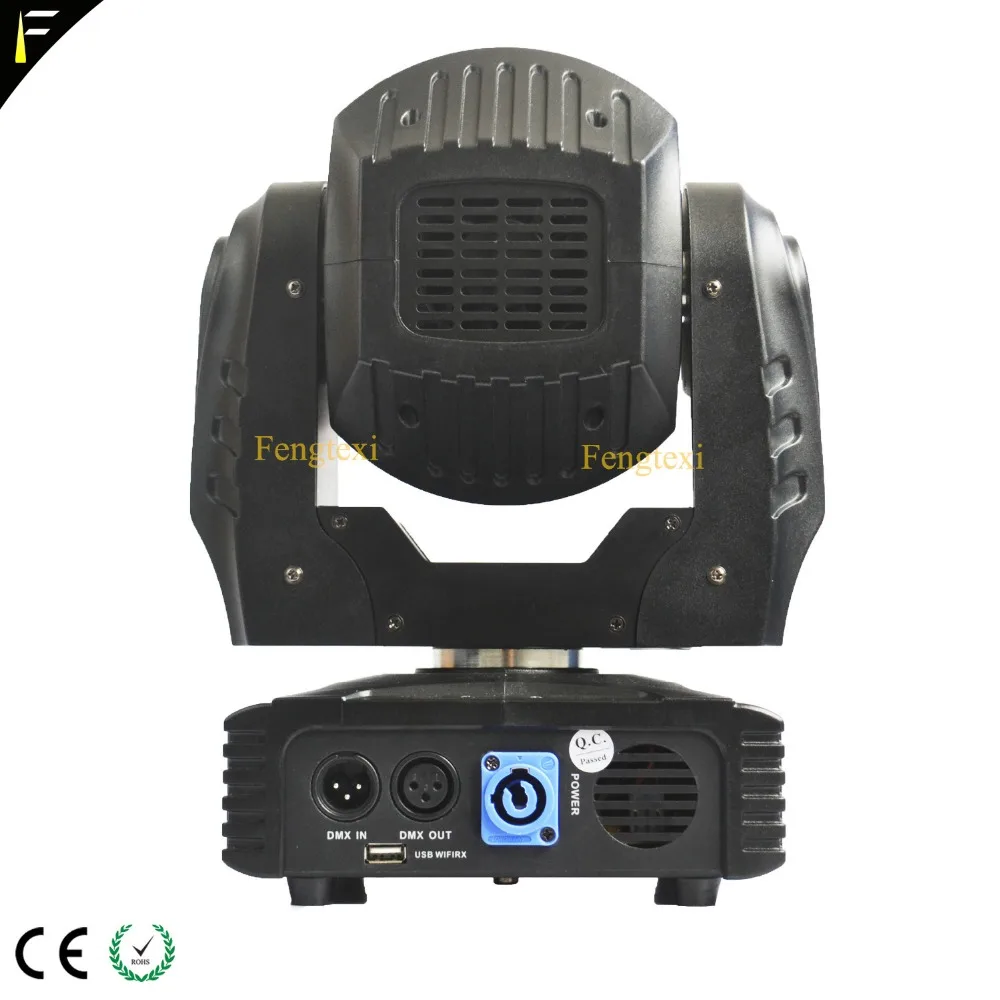 Новый компактный 9 ~ 50 градусов Zoom 7x12 Вт светодиодный моющийся Moving Head Spot RGBW с IEC 10A