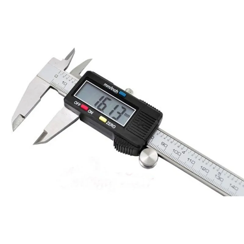 150mm Digital Electronic Gauge Stainless Steel Vernier 6 inch Caliper Micrometer