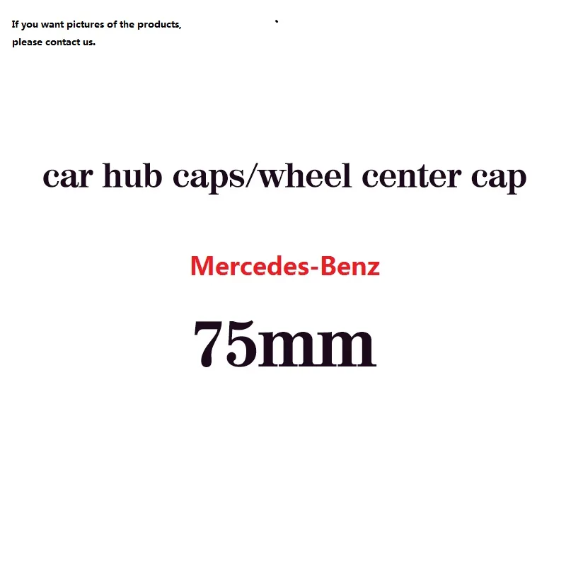 

4Pcs for Mercedes-Benz Car Auto Wheel Center Hub Caps Cover Hubcaps Rim Automobile Dust Cover Wheel Hub Cover Hub Cap for benz