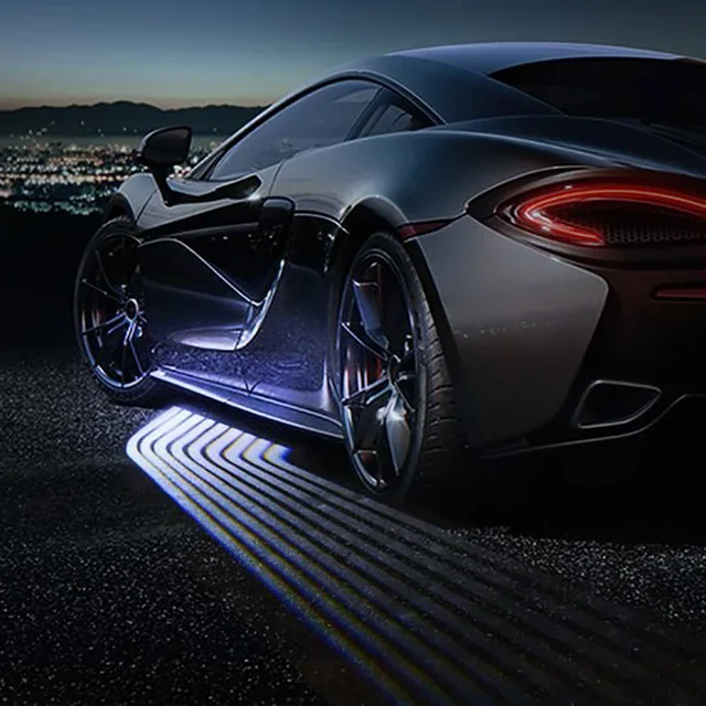 2X skrzydła anioła światło Ghost Shadow WelcomeLamp samochód lub motocykle światło ostrzegawcze LED dla BMW Maserati BENZ pasuje do uniwersalnego tanie i dobre opinie NONE CN (pochodzenie) Światło na powitanie 30cm