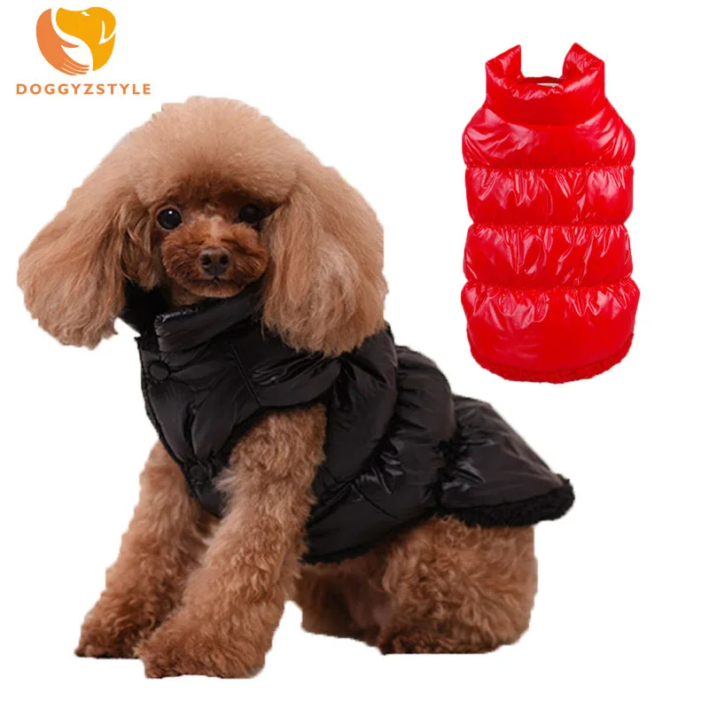 

New Pet Dog Clothes Winter Cotton-padded Jacket For Teddy Poodle Warm Vest Clothing Puppy Dog Coat Jacket XS-3XL DOGGYZSTYLE