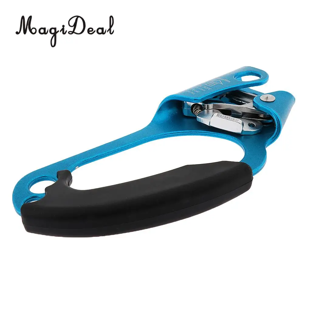 MagiDeal Professional Tree Rock Climbing Hand Ascender Riser 8-13mm Rope Clamp Equipment  for Rescue Caving Engineering Supplies