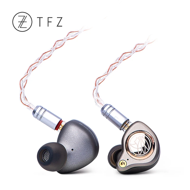 TFZ KING LTD HiFi наушники-вкладыши монитор IEM с двойной магнитной схемой Графен драйвер 2 pin/0,78 мм съемный кабель