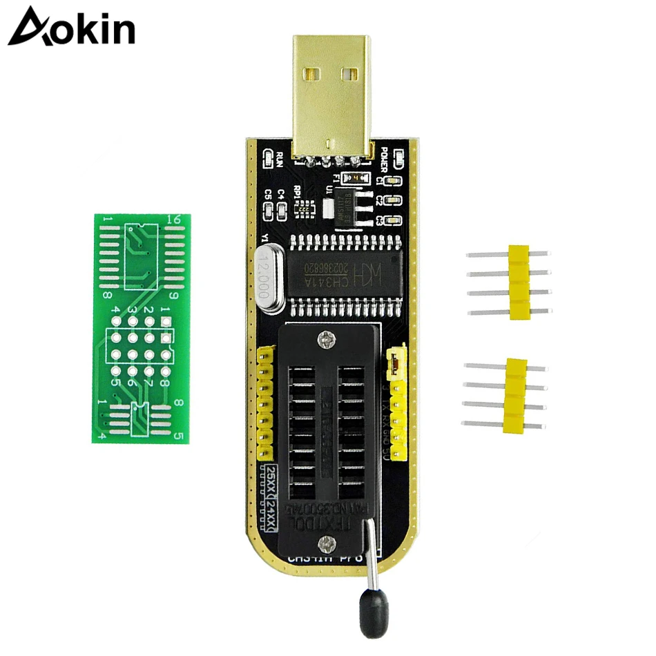 CH341A 24 25 серии флэш-память EEPROM BIOS USB программатор с программным обеспечением и драйверами