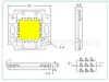 10W warm white led module,Square shape 10W led use Taiwan Epileds chip ► Photo 2/2