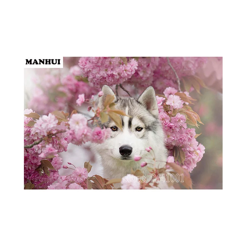 Diamond Embroidery DIY Painting Wolf Picture Cross Stitch Rhine BSA127 | Дом и сад