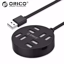 ORICO High Speed 8 Ports USB2.0 USB HUB Portable HUB for Laptop Desktop Macbook Air PC Tablet with 30 100 150 CM Data Cable