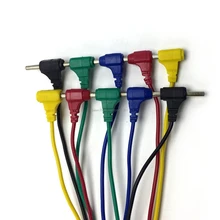 10 шт. 5 видов цветов тестовое соединение линии 2 мм разъем типа "банан" 50 см провода K2ABD51 2 мм тип блокировки