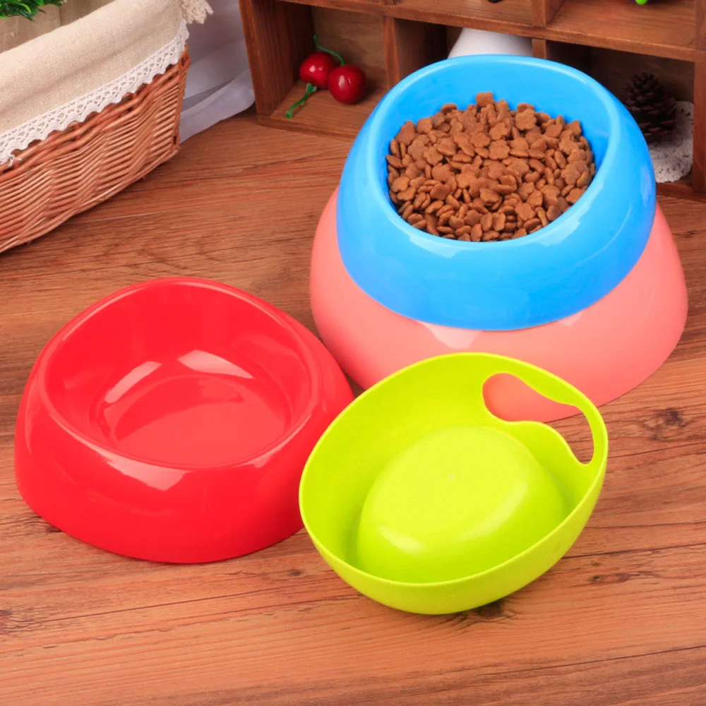 New Arrival Pet Tableware 5pcs/lot PVC Bowl For Cats Dog Food Water