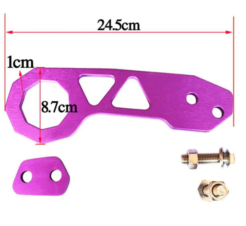 6 Colors Universal Racing Car Rear Tow Hook High Quality Aluminum Alloy Rear Tow Hook Car Towing Bars 6 Colors Universal Racing Car Rear Tow Hook High Quality Aluminum Alloy Rear Tow Hook Car Towing Bars