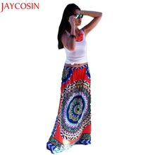 JAYCOSIN женские юбки с принтом богемный стиль Ретро Национальный Ветер удлиненная юбка-колокол подарок Мар 14 Прямая поставка 8,28