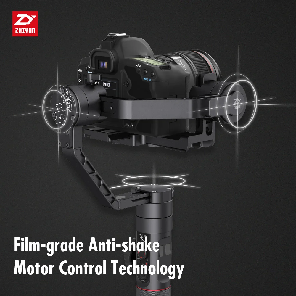 Zhiyun Crane 2 3 осевой Ручной Стабилизатор с контролем фокуса для всех DSLR и