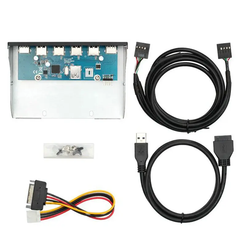 19Pin + 9Pin 2 порта USB2.0 4 USB 3 0 hub Передняя панель комбинированный кронштейн адаптер для