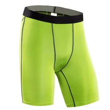 Новинка года, летние спортивные штаны для бега для мужчин, PRO, базовый слой, бодибилдинг, облегающая фитнес, пот, быстросохнущие, дышащие Стрейчевые шорты-боксеры