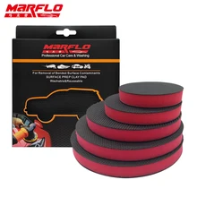 MARFLO Lavaggio Auto Magia Dell’argilla Bar Pad Guanto Spugna Tampone lucidatura prima di Auto Cura Cera Applicatore di Riparazione Auto Vernice Auto Della Pelle