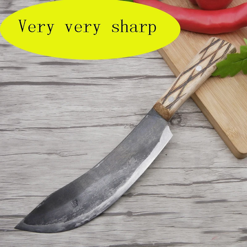 LD Бесплатная доставка металлический кованый Стандартный стальной шеф нож для