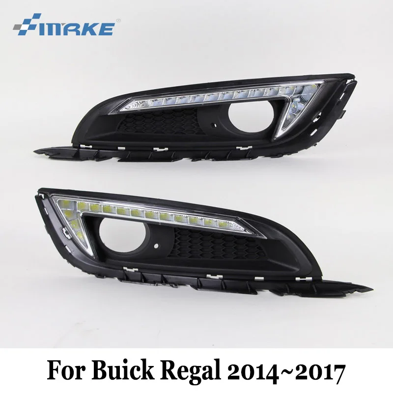 

DRL For Buick Regal 2013~2017 / 12V Car LED Daytime Running Lights / 2 Color Car Styling Auto Day Driving Lamp & Fog Lamp Hole