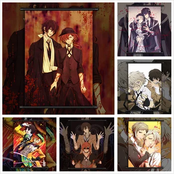 

Bungou Stray Dogs Dazai Chuuya Atsushi Anime manga wall Poster Scroll B