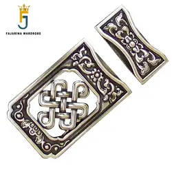 FAJARINA New Unique Design Plate with Silvery Retro Style Belt Buckle Slide Buckles for 3.6-4.0cm Width Smooth Belts BCK033 FAJARINA New Unique Design Plate with Silvery Retro Style Belt Buckle Slide Buckles for 3.6-4.0cm Width Smooth Belts BCK033