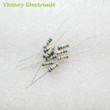 New 20PCS/Lot 1W 0.5 ohm 5% resistor 1W 0.5R ohmCarbon film resistor +/- 5% / 1W color ring resistance Wholesale Electronic