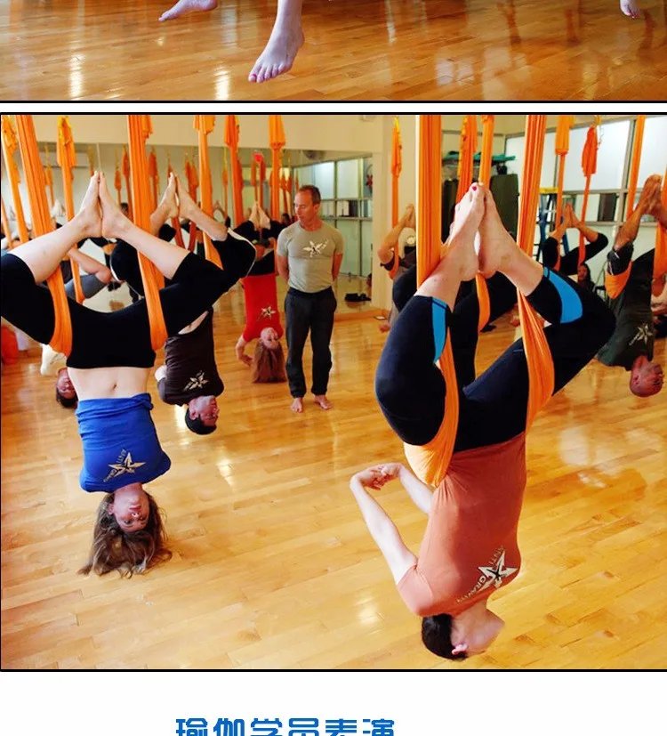 balanço rede anti-gravidade yoga estender cintos para yoga treinamento