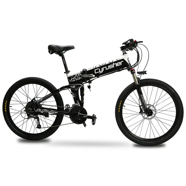 Cyrusher XF770 48 в 500 Вт электронный складной велосипед 26*1,95 спиц шины алюминиевый сплав рама электрический велосипед с умным ЖК-дисплеем