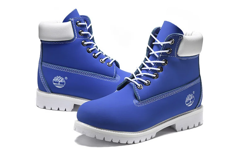 timberland blue and white
