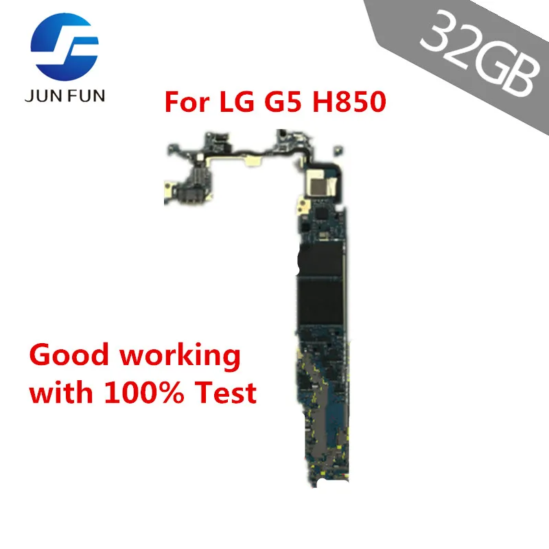 

JUN FUN UNLOCKED 32GB work for LG G5 H850 Mainboard for LG G5 H850 32GB Motherboard Test 100%