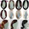 SHANGKE Long Clip In on Front Hair Bang Side Fringe Hair Extension Real Natural Synthetic bangs hair piece ► Photo 2/6