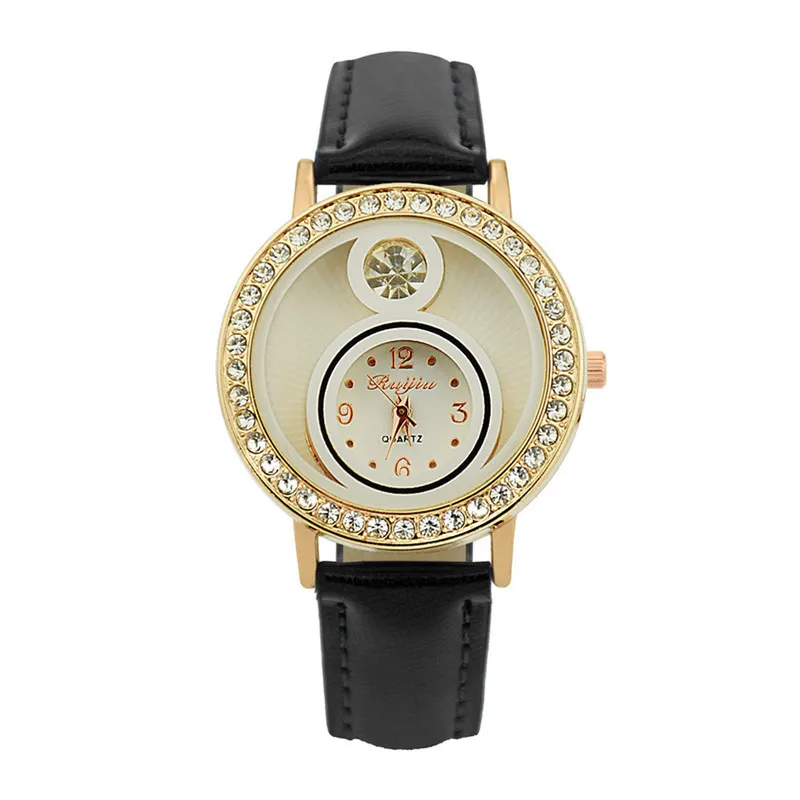 

Wrist Watches For Women Luxury Ladies Metal Quartz Lether Belt Dial With Diamond Woman Watches Relogio Feminino Luxo Uhren Damen
