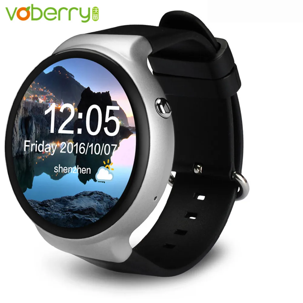 

VOBERRY Smart Watch Android 5.1 OS 2GB + 16GB WIFI 3G GPS Heart Rate Monitor Bluetooth MTK6580 Quad Core SmartWatch 3 colors