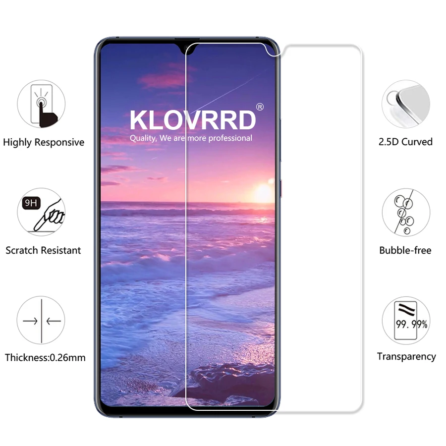 KLOVRRD 2 шт закаленное стекло для huawei mate 20 протектор экрана X защитная пленка анти