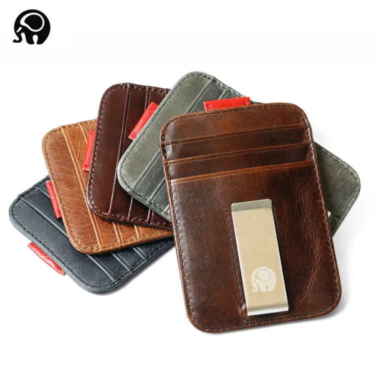 “ Carteira dos Homens Bag-178 Cortiça Natural Botão Snap