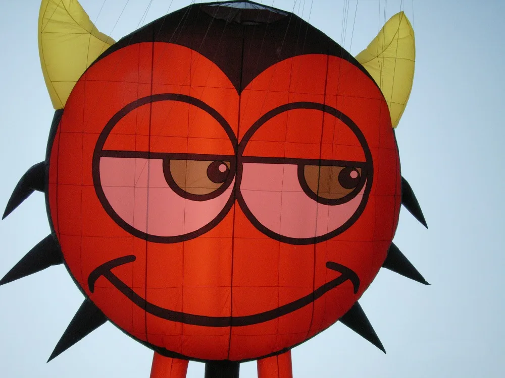 

The new inflatable kites are easy to fly