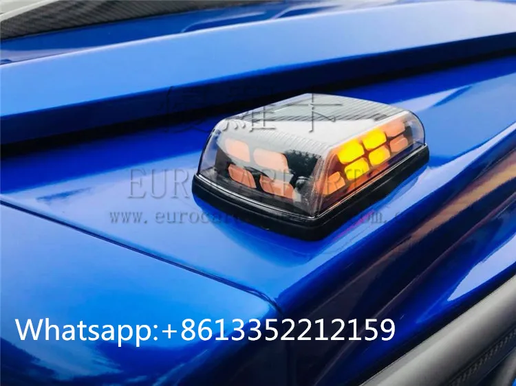 Benz G class w463 discoloration of the turn signal lights day running lights  fit for G350 G400 G500 G55 G63 G65 (1)