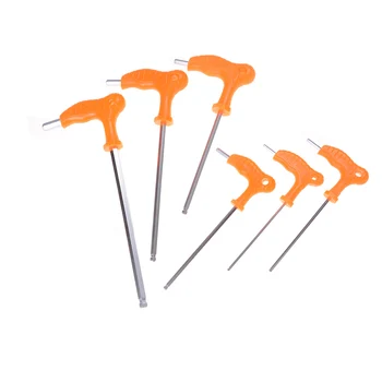 

Allen Hex Key Wrench T Handle Inner Hexagon Wrench 2.5mm 3mm 4mm 5mm 6mm 8mm High-carbon Steel Hand Tool Spanner