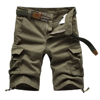 Men's Baggy Multi Pocket Military Zipper Cargo Shorts 2