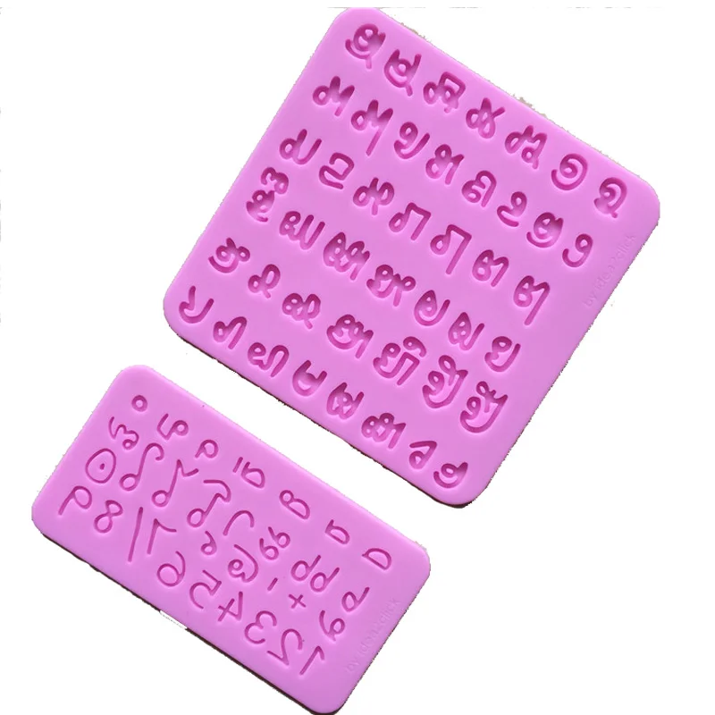

2pcs/set THAI charater per set Cake Decorating Tool Food Grade Silicone Cake Moulds Chocolate Tool
