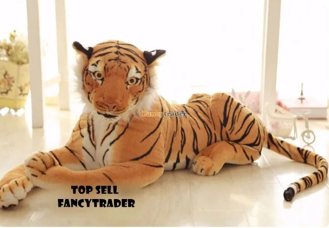 Fancytrader 51''  130cm Giant Stuffed Emulational Tiger, 2 Colors Available, Free Shipping FT90241 (4)