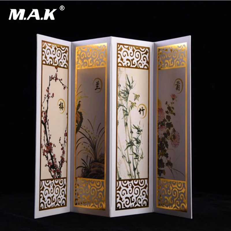 

1/6 Scale Action Figure Scenes Accessory Chinese Modern Screen Model For 12" Female Action Figure doll Accessories