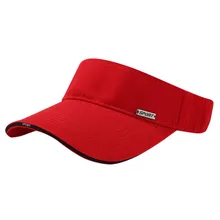 Мужская и wo Мужская Спортивная одноцветная пляжная шляпа без верха, тени для пары, спортивная шапка, уличная Регулируемая красивая пляжная шляпа для девочек 40J5