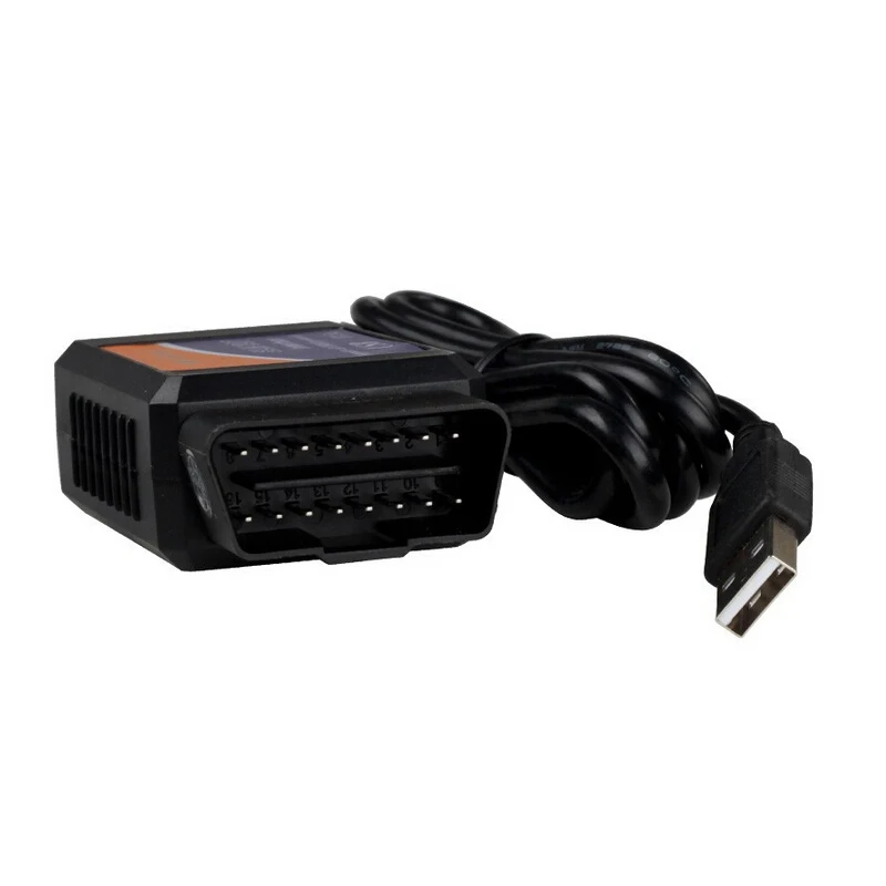 Новые ELM327 USB-кабели адаптер для большинства БД 2 транспортных средств OBD2 диагностических scann инструмент ELM327 USB OBD 2 сканер