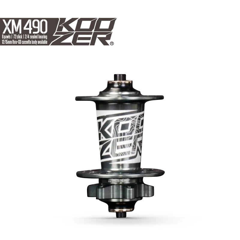 Koozer XM490 ПЕРЕДНЯЯ СТУПИЦА MTB дисковый тормоз передние ступицы QR 9x100 мм через 15x100 мм 32 отверстия 2 герметичных подшипника ступицы для горного велосипеда