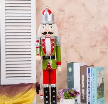 SCY+Creative Nutcracker 60CM large Nutcracker puppet soldier King musicians lucky talisman ornaments soldiers living - Цвет: 3