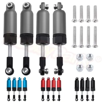 

4pcs Aluminum Metal Shock Absorber Dampers for WPL 1/16 RC Car C14 C24 Military Truck Crawler Spare Upgrade Parts Accessories