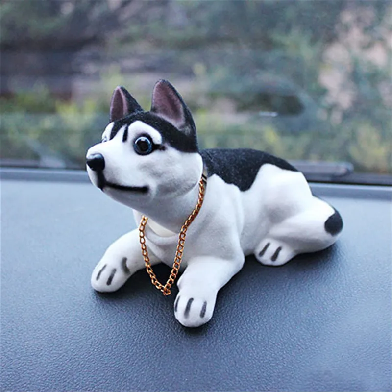 Car Ornament Nodding Dog Shakes His Head Shaking Dog Car Styling Cute Bobblehead Dog Doll For Car I