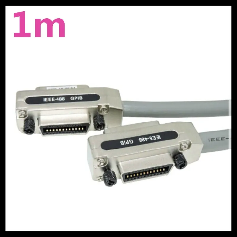 New High Quality Adapter for IEEE 488 GPIB HPIB 1M Cable Metal Connector