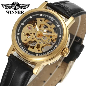 

Winner Men's Watch Newest Design Watches Lady Top Quality Watch Factory Shop Free Shipping WRL8048M3G8